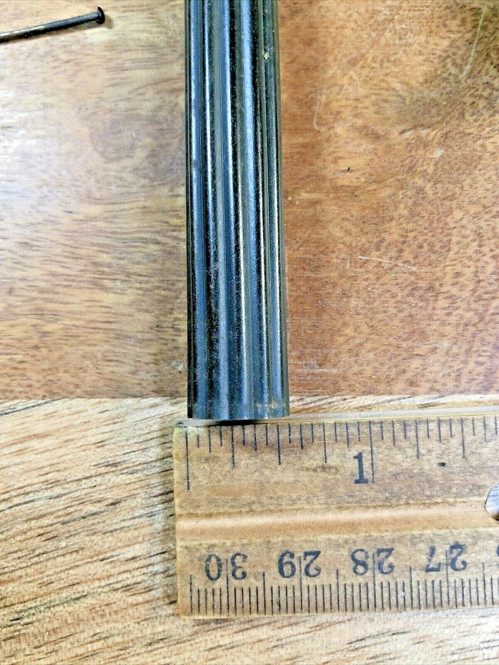 Antique 4 11/16 Inch Long Round Mantle Clock Column     (K6971)
