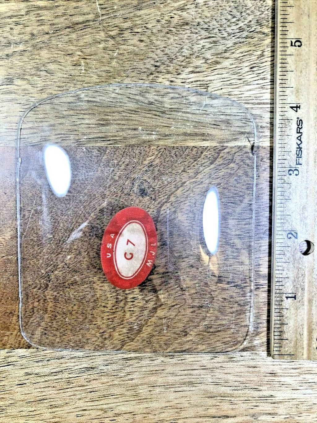 MJL G7 Convex Clock Glass (3.85" / 97.81mm X 4.37" / 111.10mm) (Lot K3053)