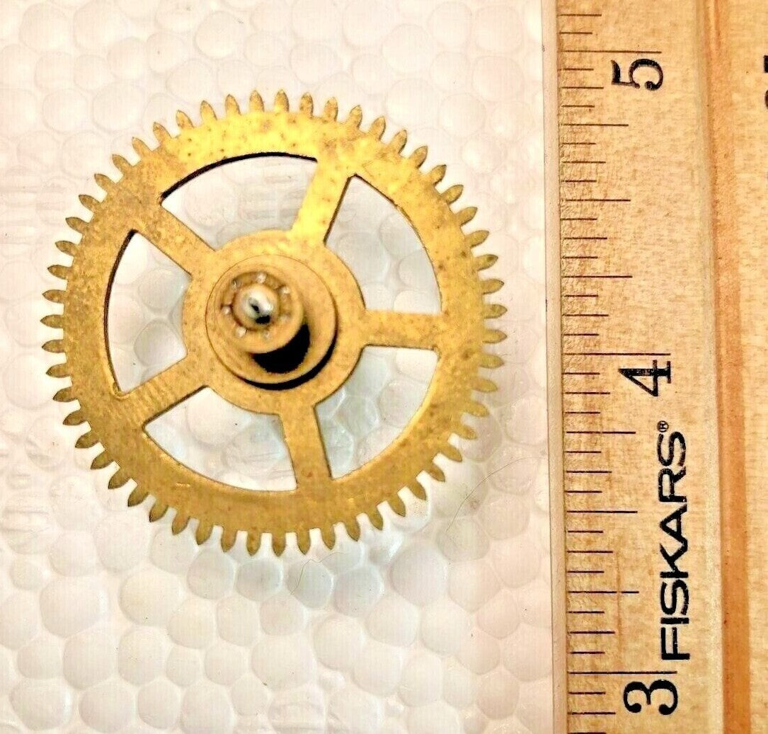 Mauthe Clock Movement (Stamped 45/100) Time Side 4th Wheel (K7381)