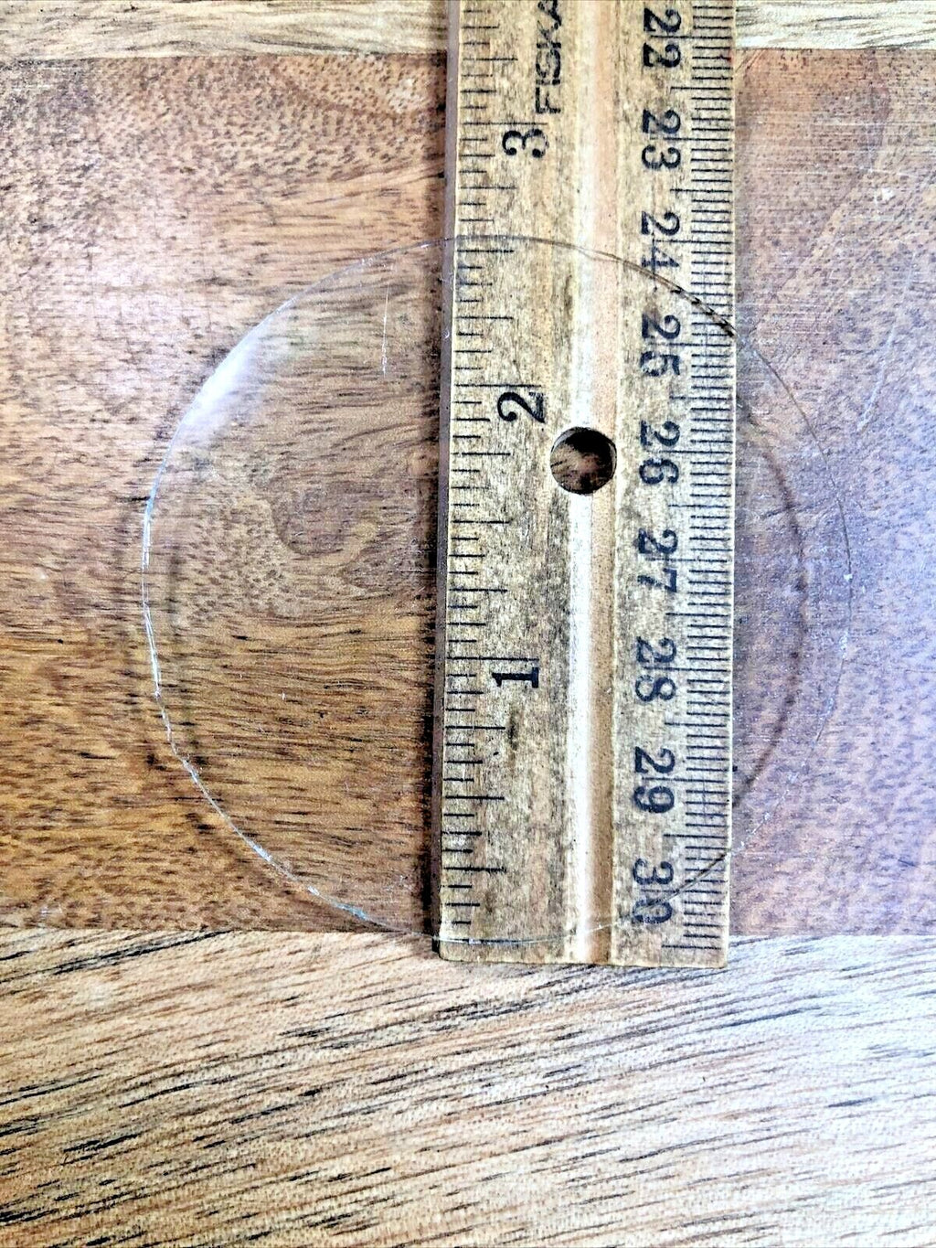 1.15mm Thick And 2.55 Inch Or 64.69mm Diameter Flat Clock Glass    (K7182)