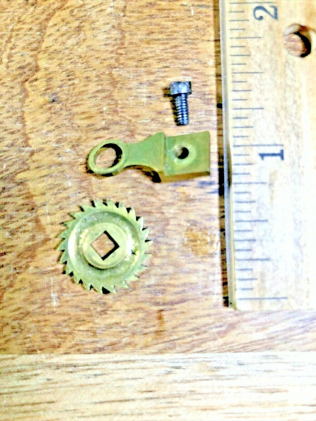 Japy Freres & Co Clock Click Wheel Cover Assembly (See Pics for Ref) (K5704)
