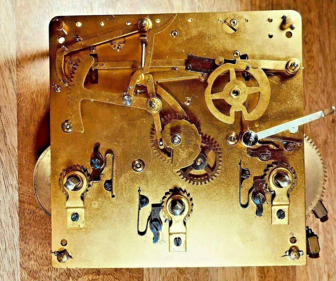 Old Kienzle Clock Movement Chime Side 4th Wheel  (See Pics To ID Mvmt) (KD3674)