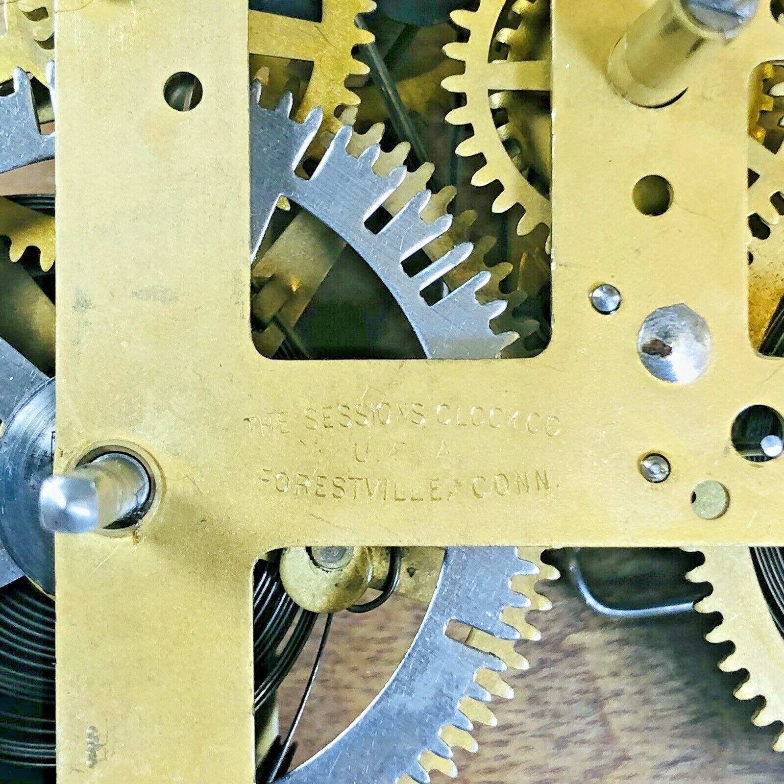 Old Sessions Clock Movement Strike Side 3rd Wheel (See Pics to ID Mvmt)  (K6313)