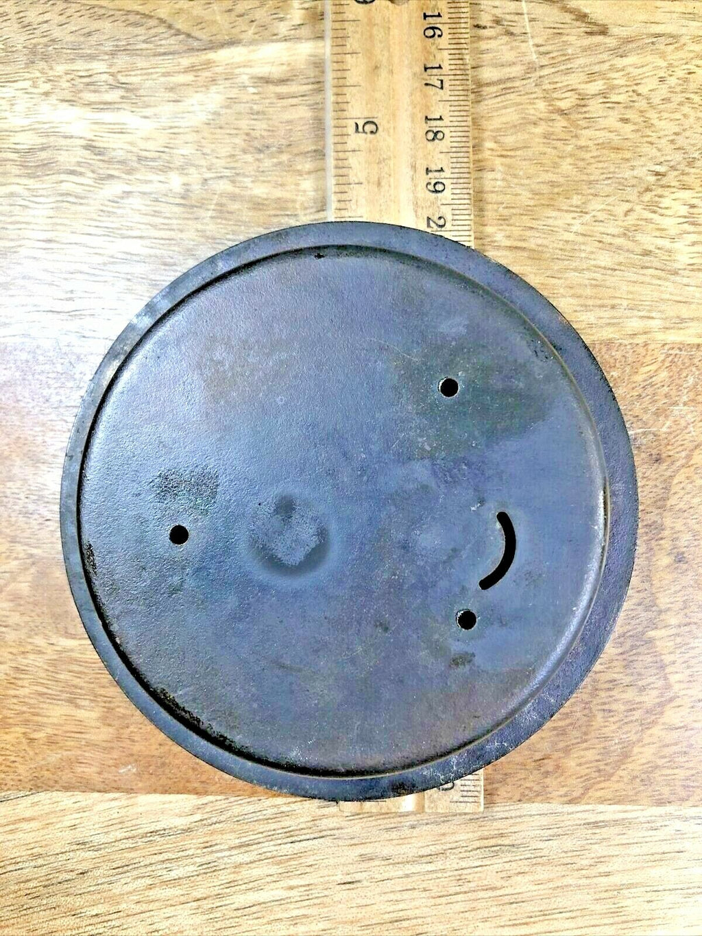 New Haven 12 Day (Time Only) Clock Back Plate 4.19 Inch or 106.54mm Dia. (K6089)