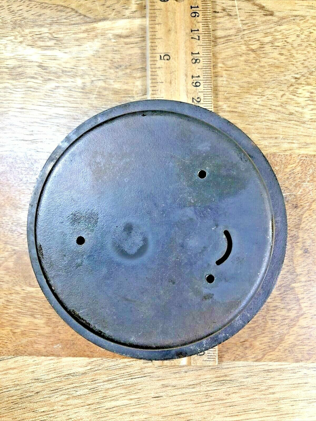 New Haven 12 Day (Time Only) Clock Back Plate 4.19 Inch or 106.54mm Dia. (K6089)