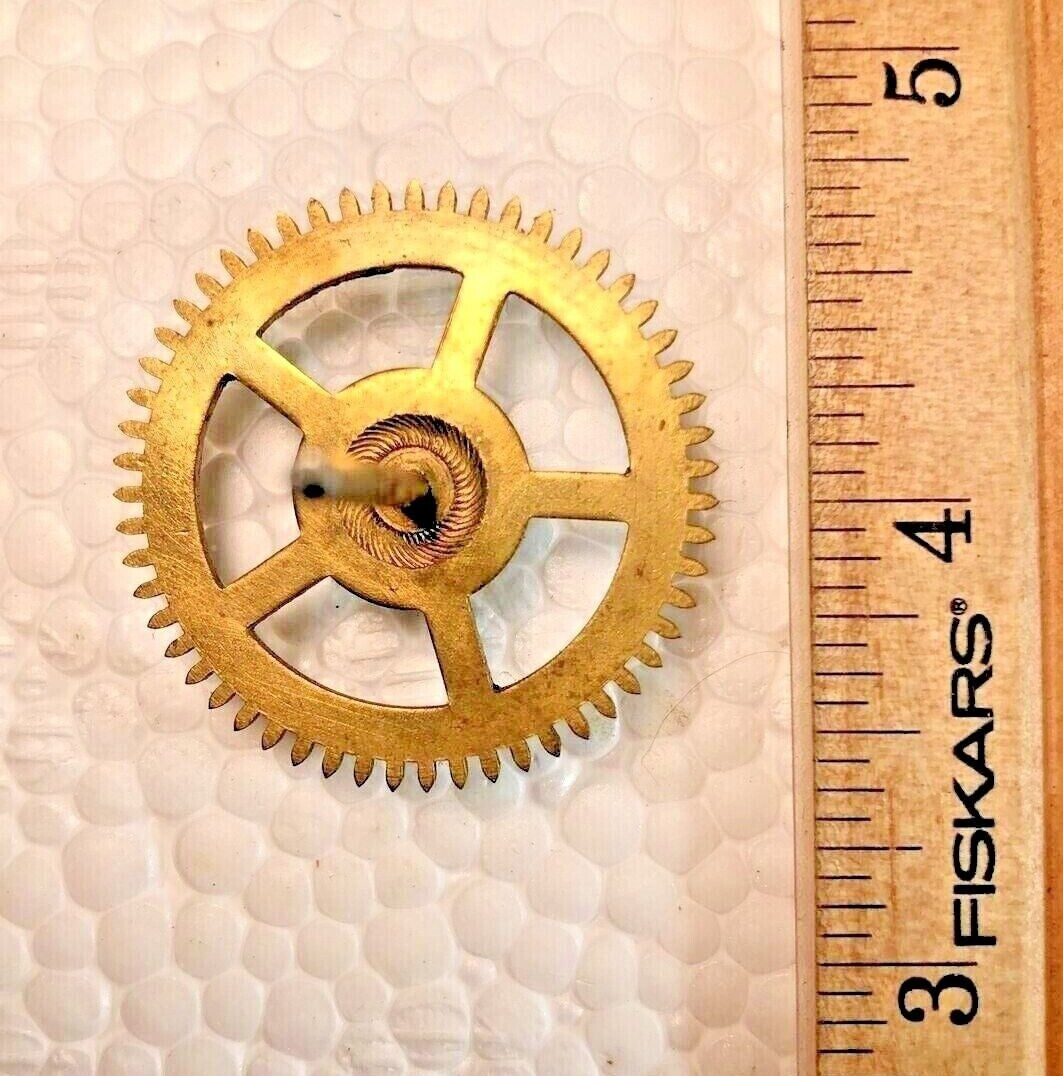 Mauthe Clock Movement (Stamped 45/100) Time Side 4th Wheel (K7381)