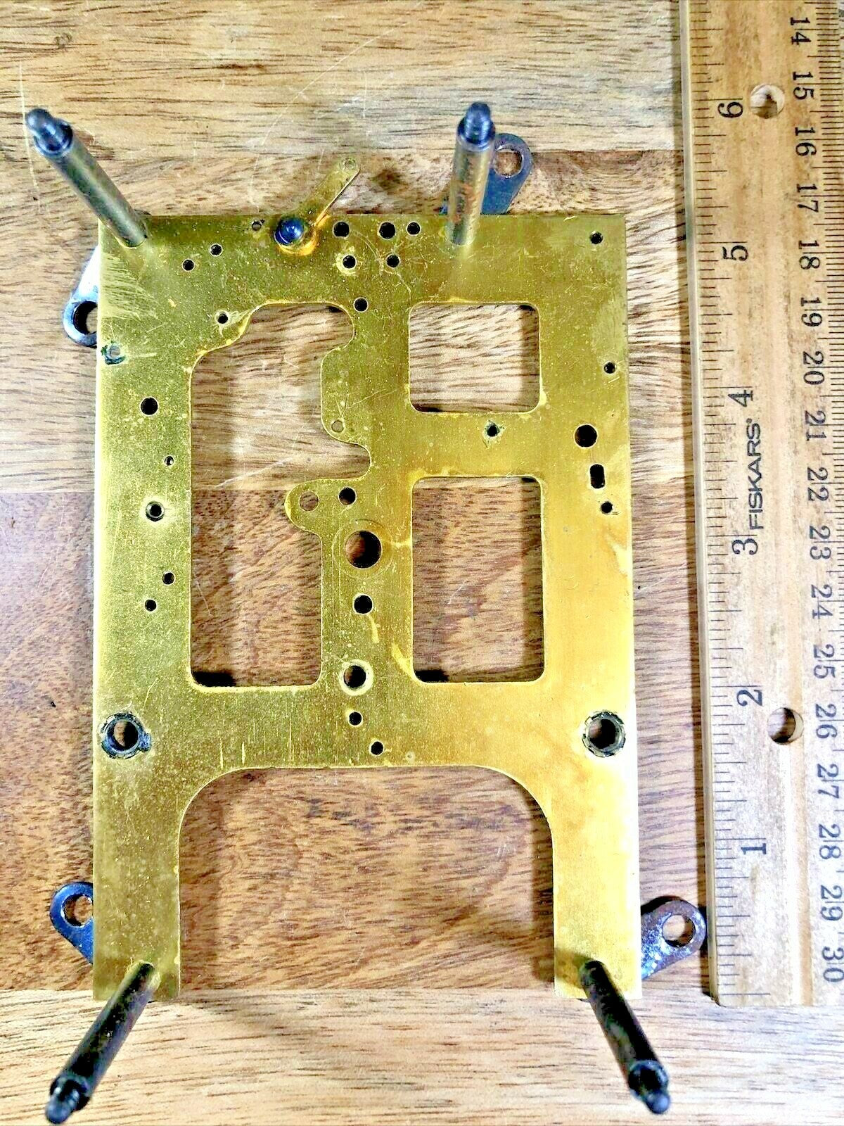Gilbert Clock Movement (Stamped 23) Front Plate (Pivot Holes Look Good)(K5638)