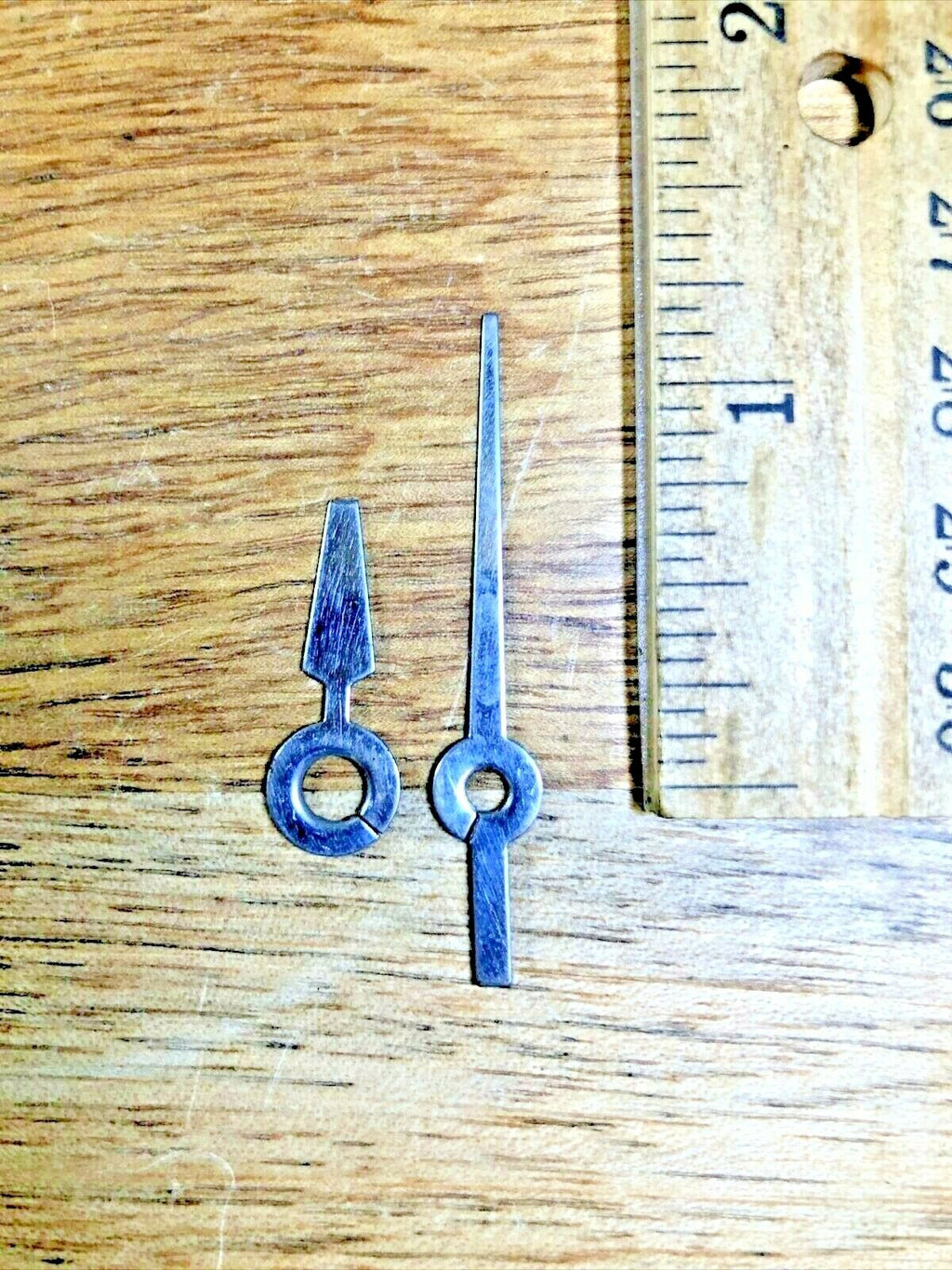 Chrome Clock Hands 1 1/4 Inch Minute Hand (Clock Hands Lot KD2213)