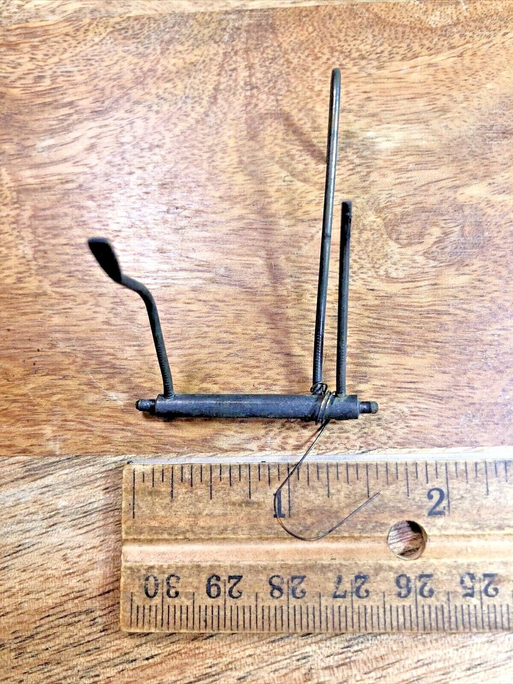 Ingraham (Pat. 1878) Clock Movement Drop Lever (See Pics To ID Mvmt) (K7196)