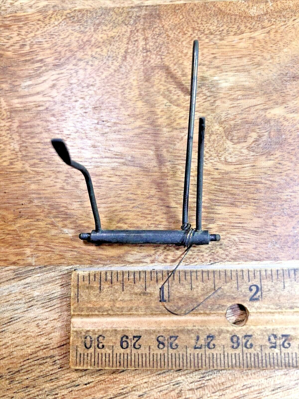 Ingraham (Pat. 1878) Clock Movement Drop Lever (See Pics To ID Mvmt) (K7196)