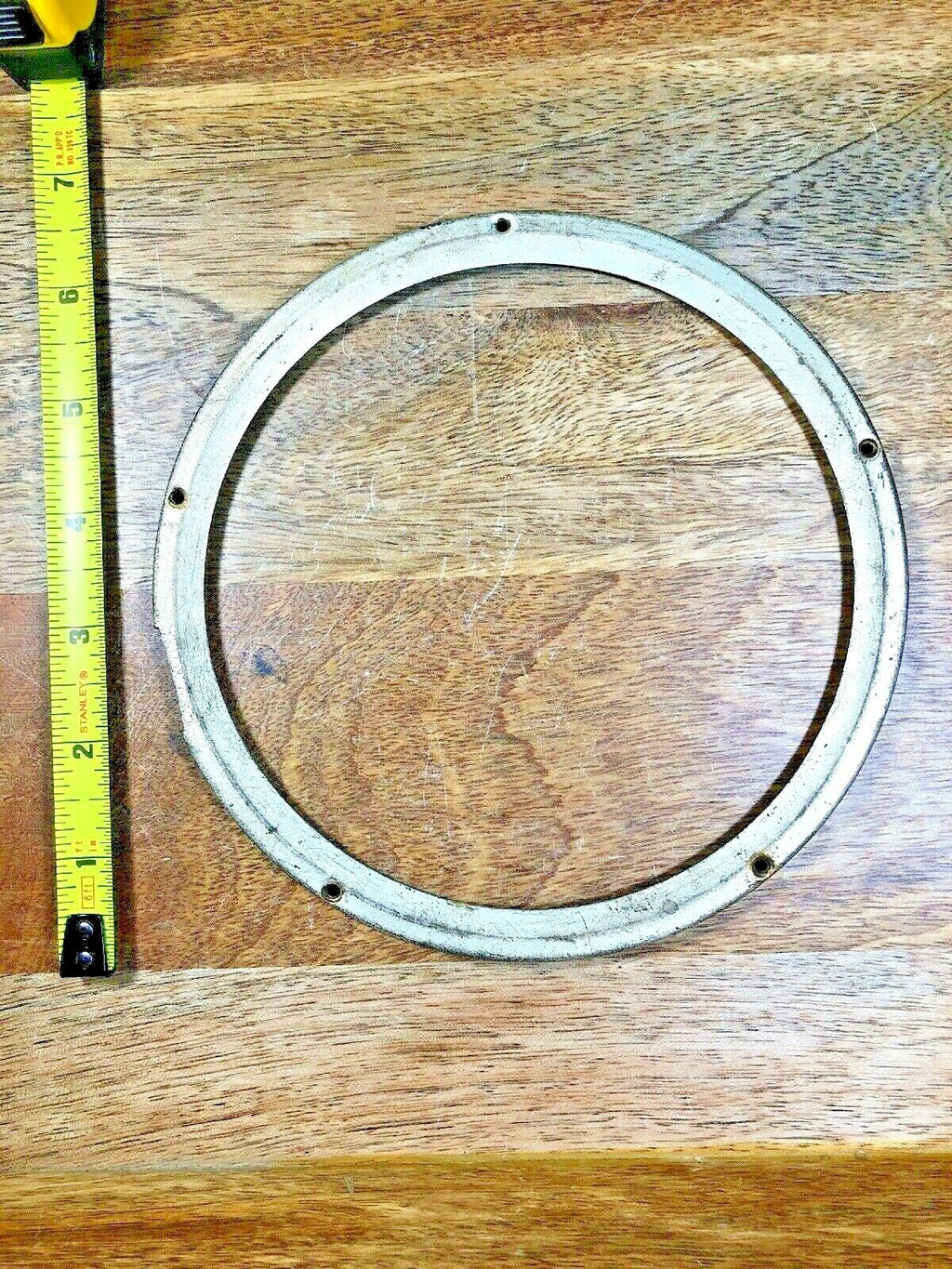 6.51 Inch Dia Metal Clock Dial Pan Trim Ring (Inner Dia 5.58 Inch)   (K9569)