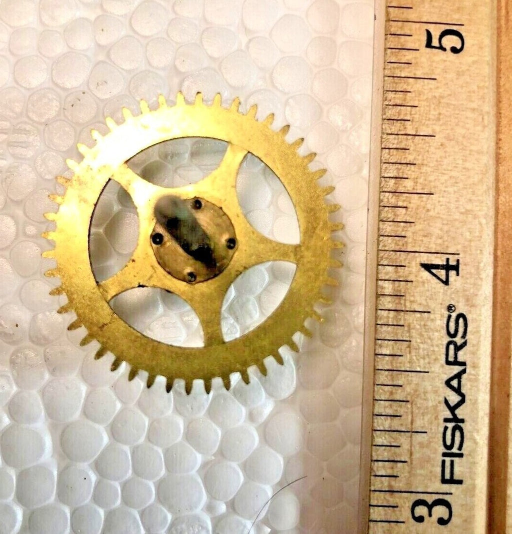Gilbert Clock Movement (Stamped 18) Time Side 4th Wheel(See Pics to ID)(K7292)