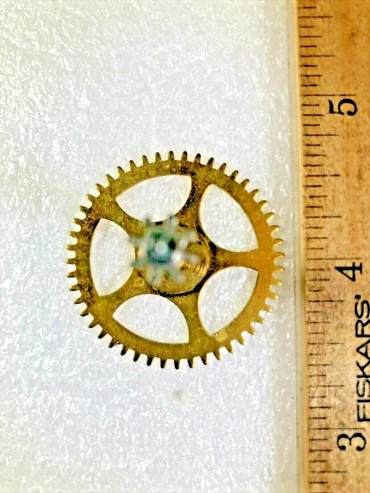Gilbert 8 Day Clock Movement (Stamped 23)  Time Side 3rd Wheel (K5629)