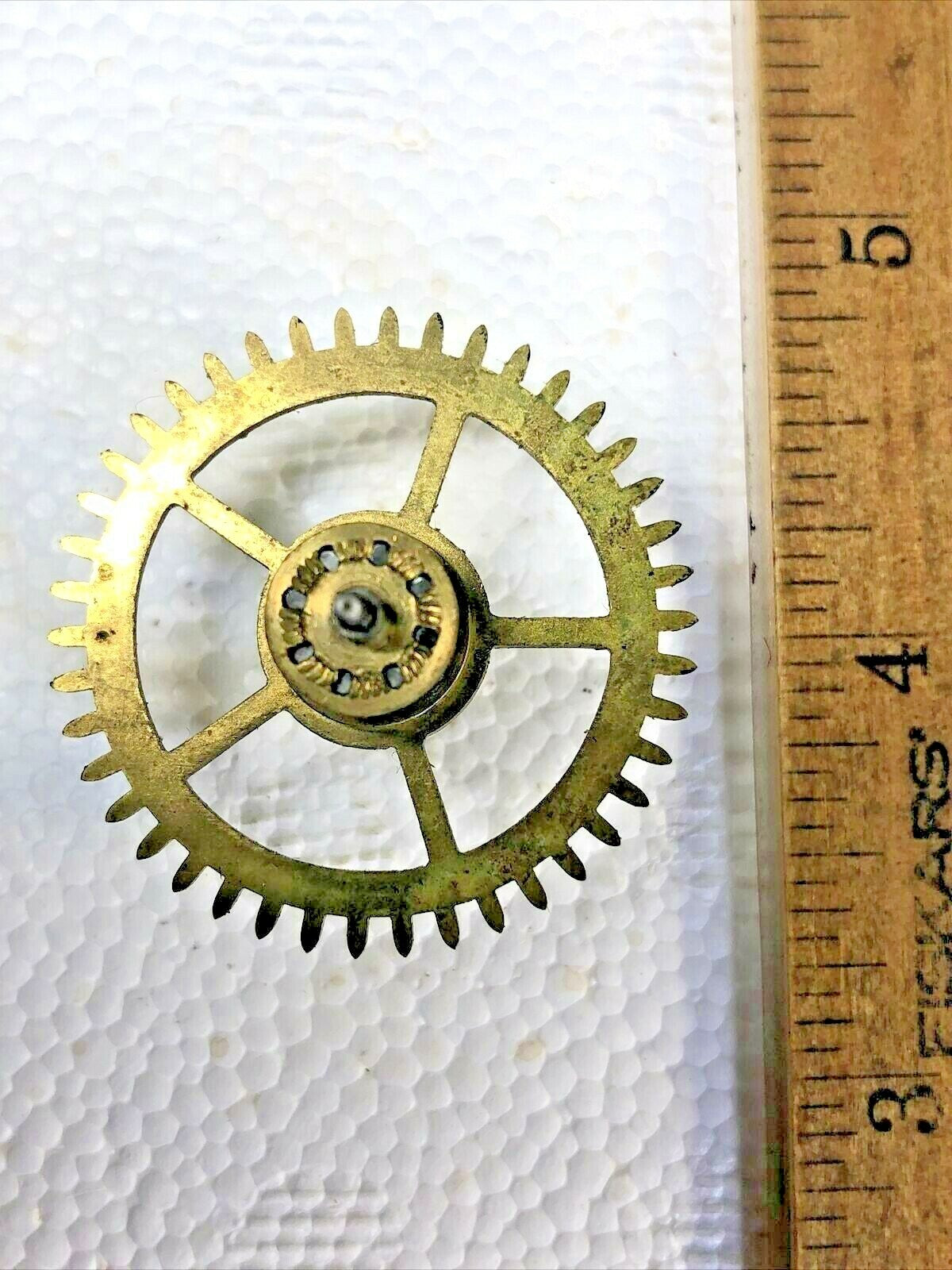 Seth Thomas 89AL Clock Movement Time Side 3rd Wheel (See Pics To ID Mvmt) (K7100