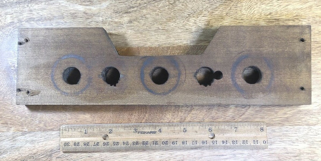 Nice Old Clock Movement Seat Board 11 1/4 X 3 X 3/4 Inches       (LL5072)