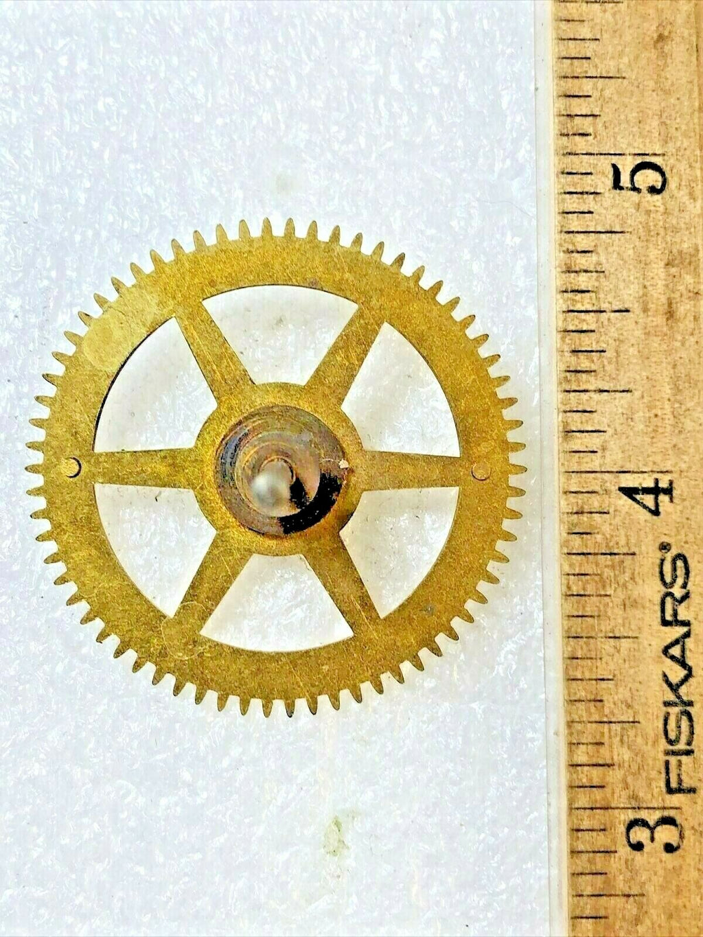 New Haven Clock Movement Strike Side Warning Wheel (See Pics to ID Mvmt) (K5859)