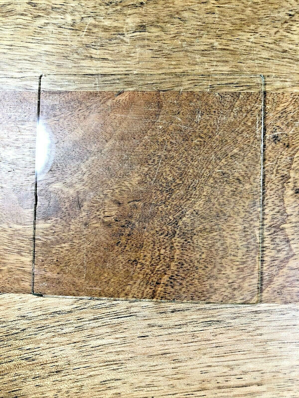 Square Flat Clock Glass 3 5/8 X 3 5/8 Inches (K6238)