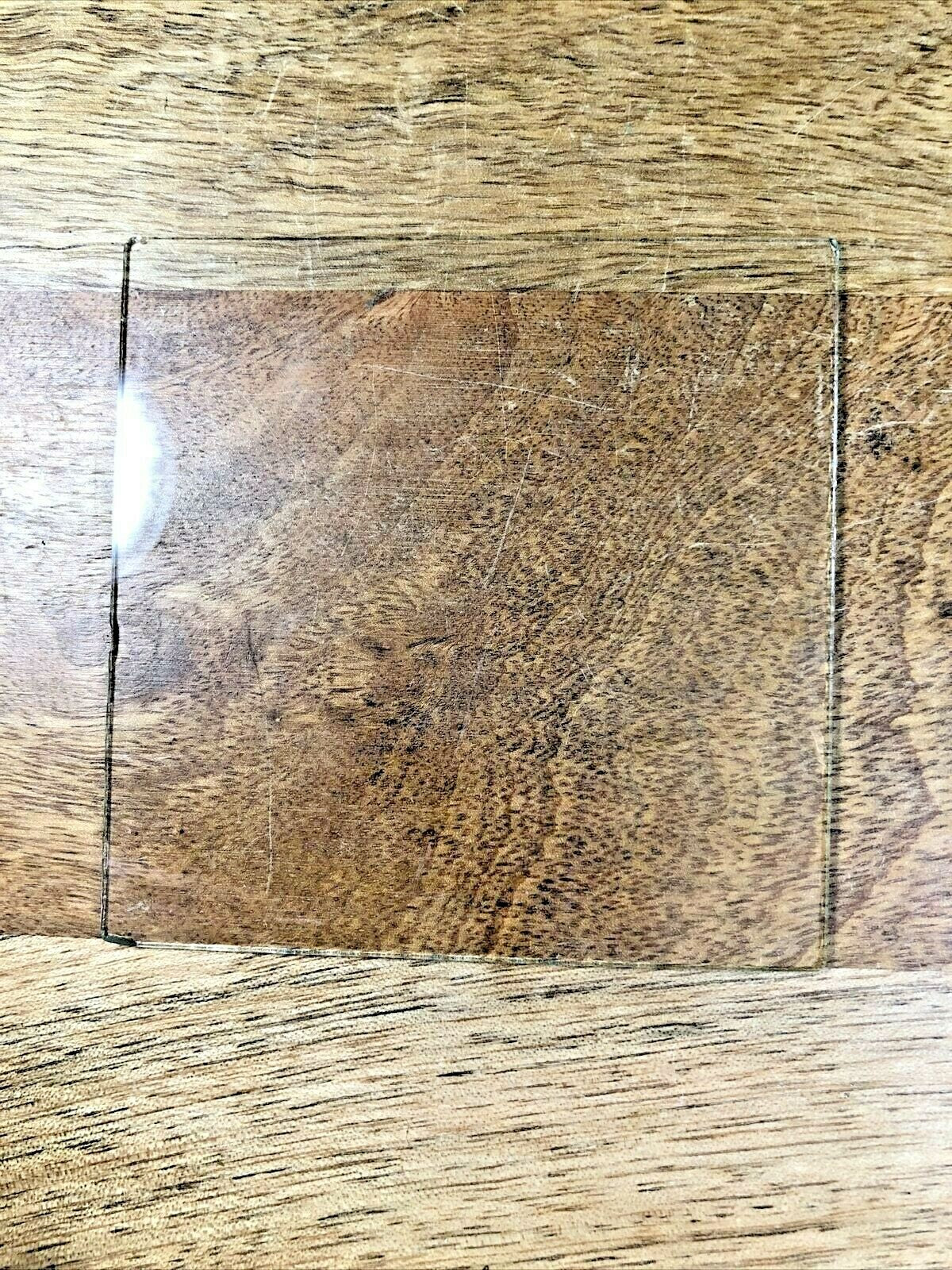 Square Flat Clock Glass 3 5/8 X 3 5/8 Inches (K6238)