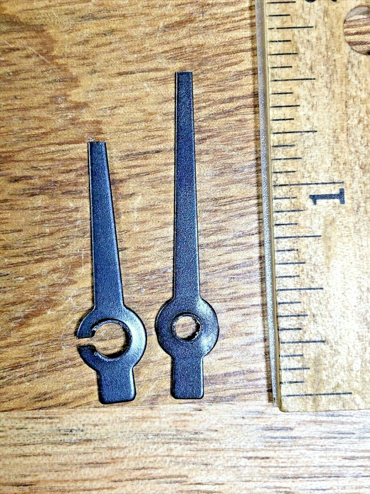 Vintage Black Clock Hands, 1 1/2" Minute Hand (K2085)