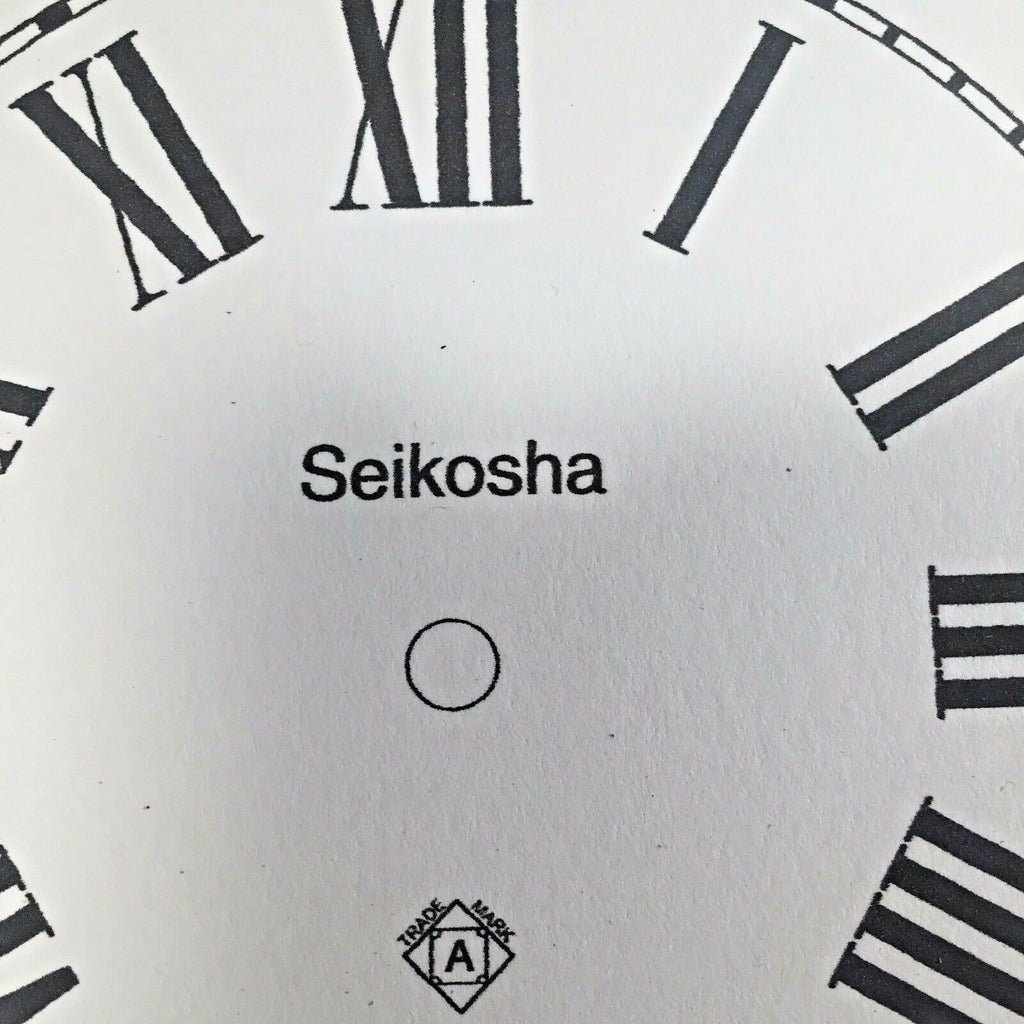 5" Seikosha Paper Replacement Clock Dial  (Lot 154)