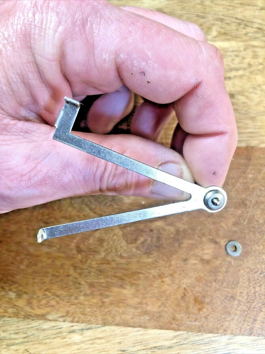 Old Mauthe Clock Movement Chime Flirt (See Pics to ID Movement) (K7054)