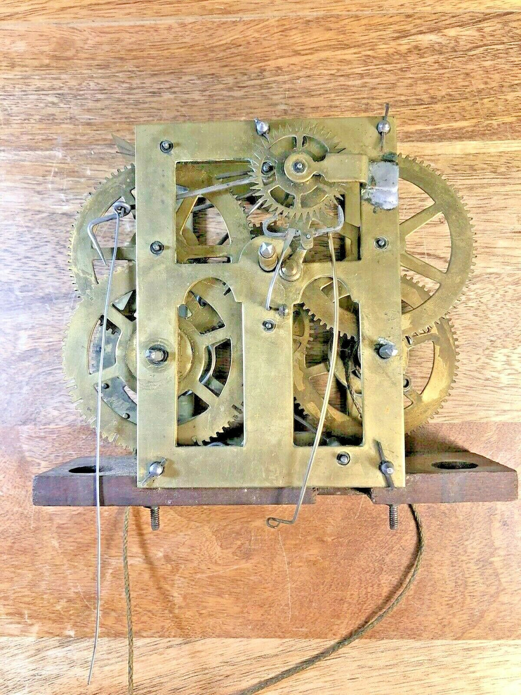 OG Clock Time Side 2nd Wheel (See Pics to ID Mvmt) (K5956)