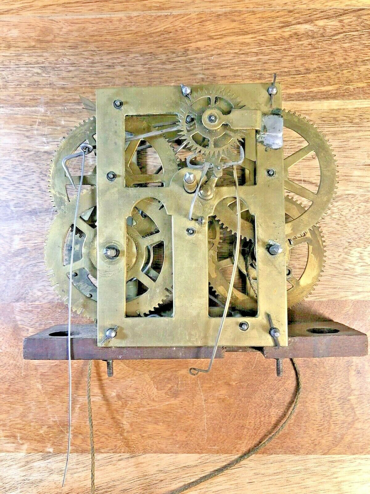 OG Clock Time Side 2nd Wheel (See Pics to ID Mvmt) (K5956)