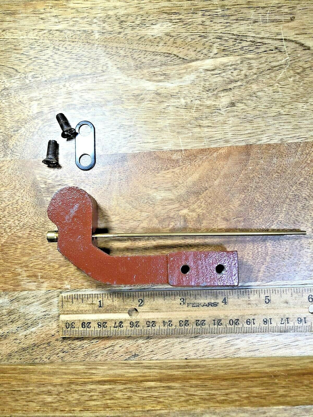 2 Rod Clock Chime Bar 6 1/8 Inches Long Stamped 1482    (LL5103)