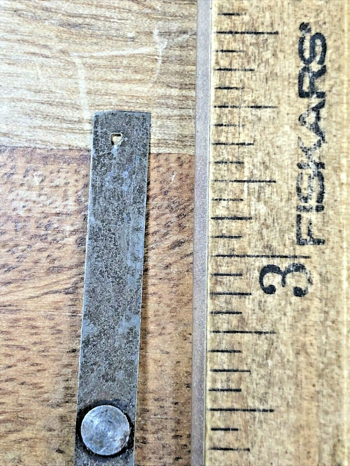 Old 3 3/8 Inch Clock Pendulum Rod and Spring (K6943)