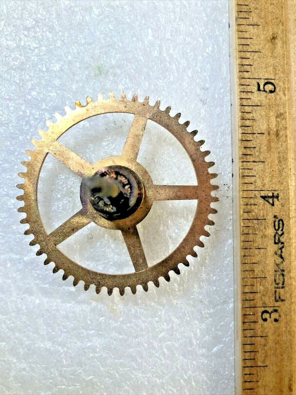 Old Sessions Clock Movement Strike Side 2nd Wheel (See Pics To ID Mvmt) (K6567)