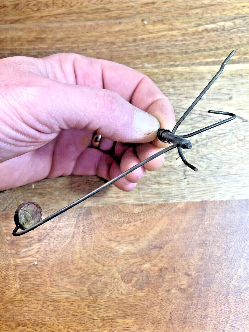 Ingraham (Pat. 1878) Clock Movement Hammer Assembly (See Pics To ID Mvmt)(K7197)
