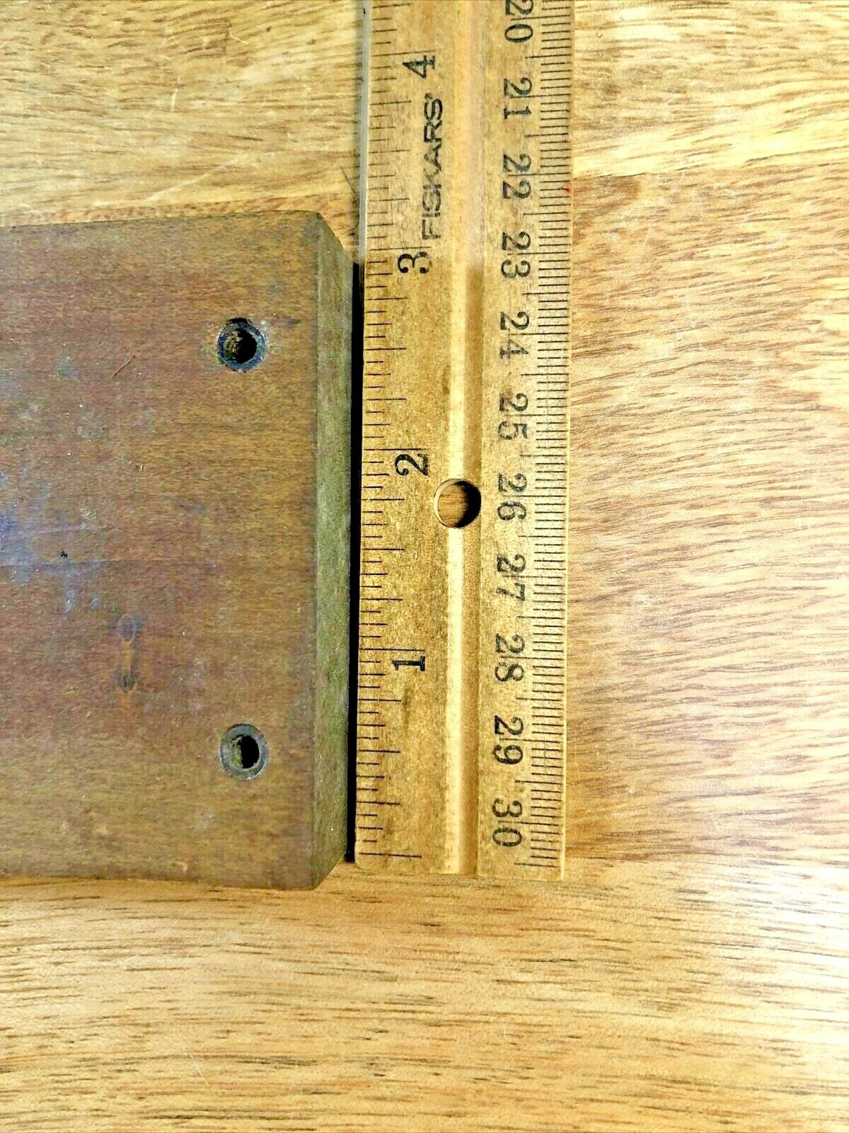 Nice Old Clock Movement Seat Board 11 1/4 X 3 X 3/4 Inches       (LL5072)