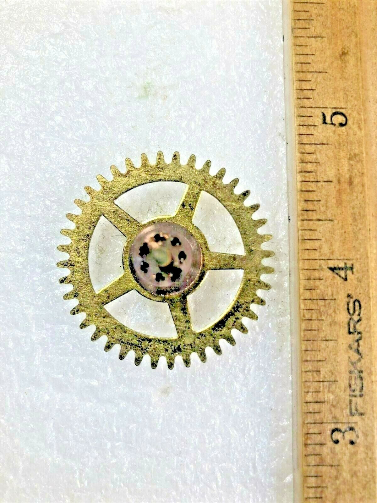 Unmarked Clock Movement (Ingraham?) Time Side 4th Wheel (K6551)