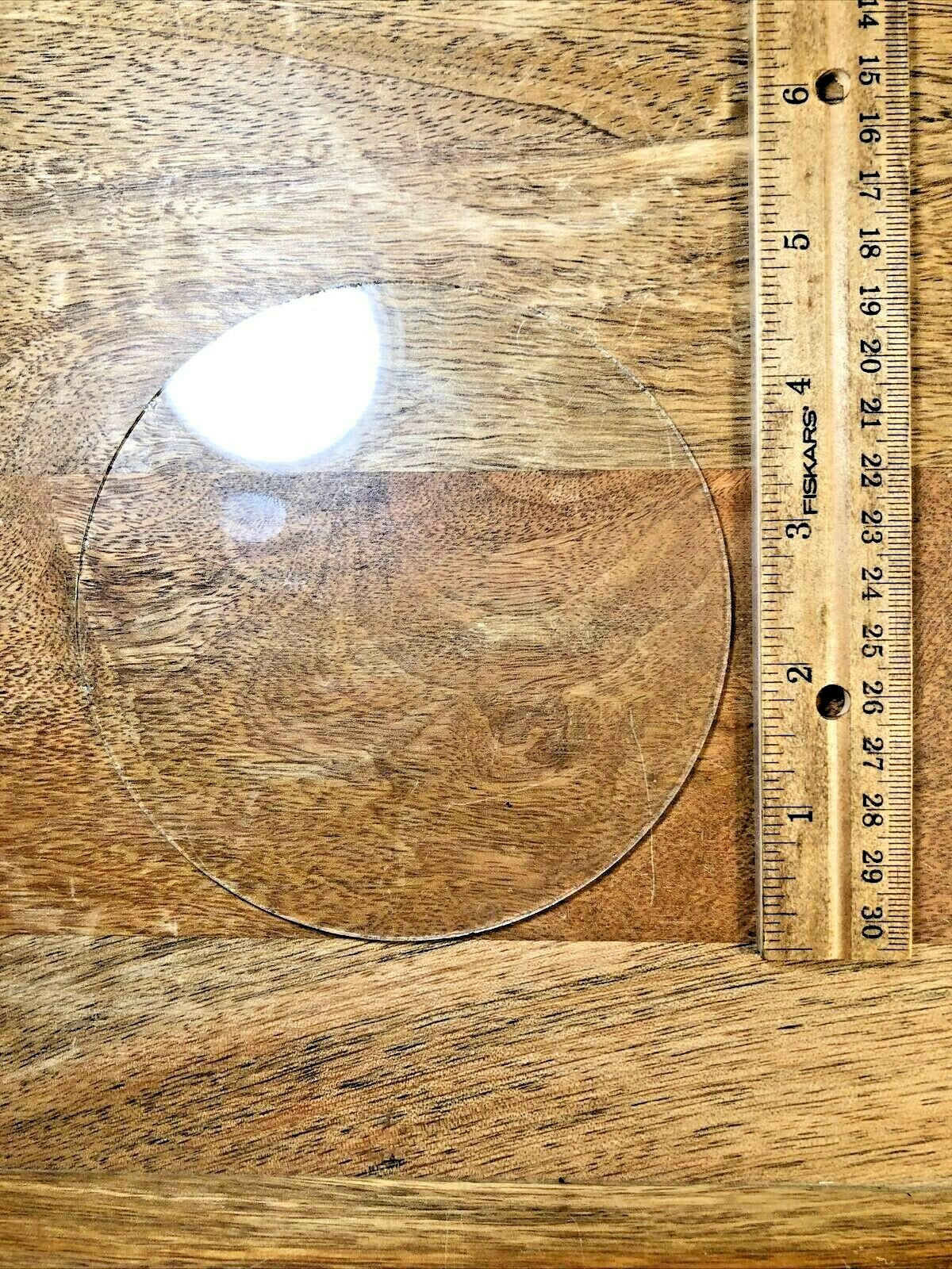 4.71 Inch or 119.66mm Diameter Flat Clock Glass     (K5939)