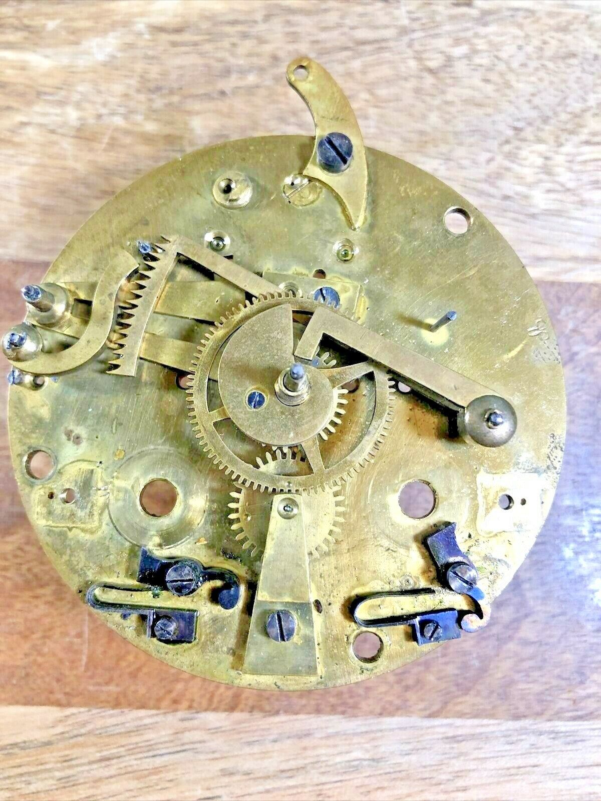 Japy Freres & Co Clock Click Wheel Cover Assembly (See Pics for Ref) (K5704)
