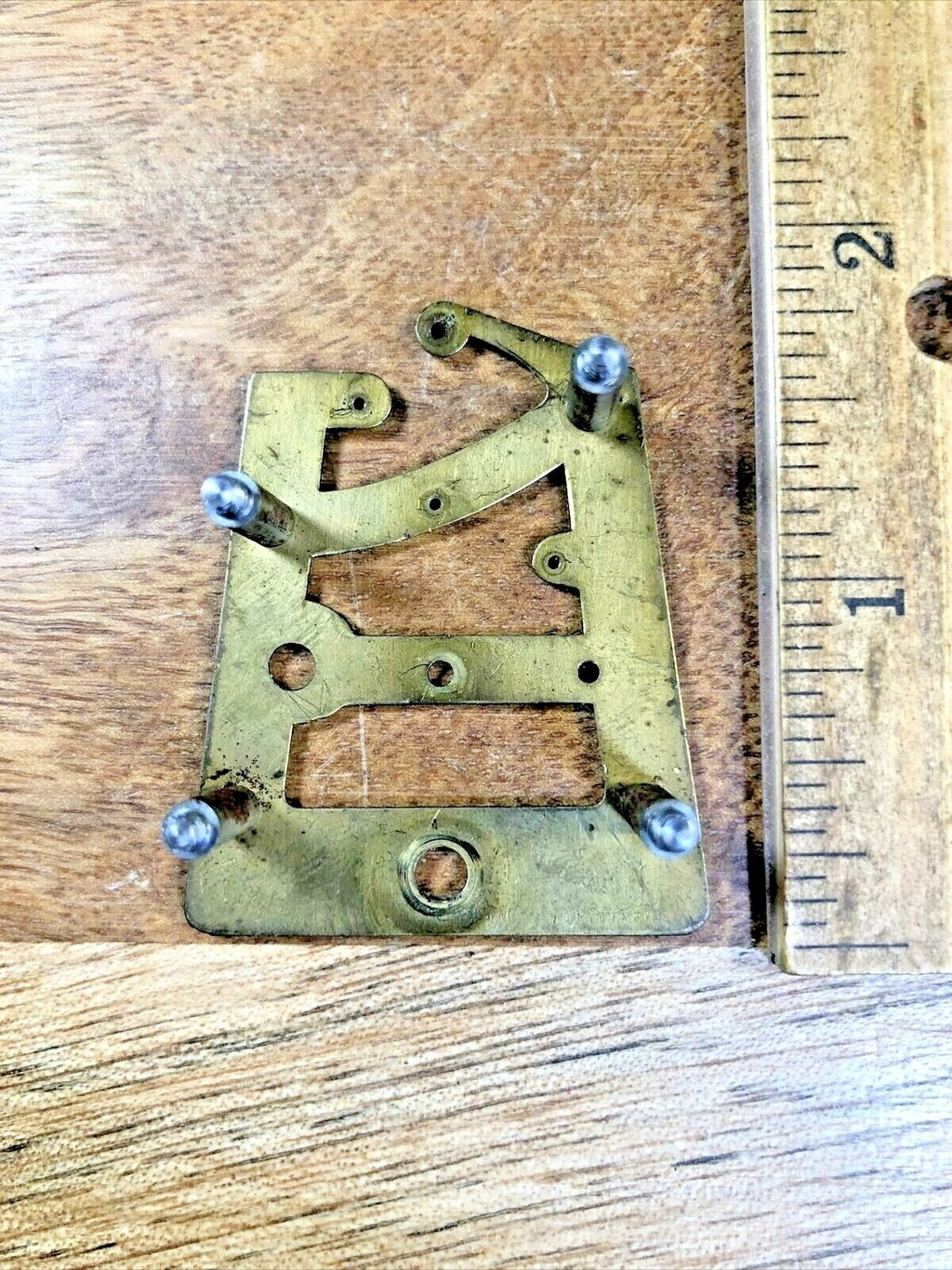 Small Hauser Novelty Clock Movement Back Pallet (Pivot Holes Look Good) (K6494)