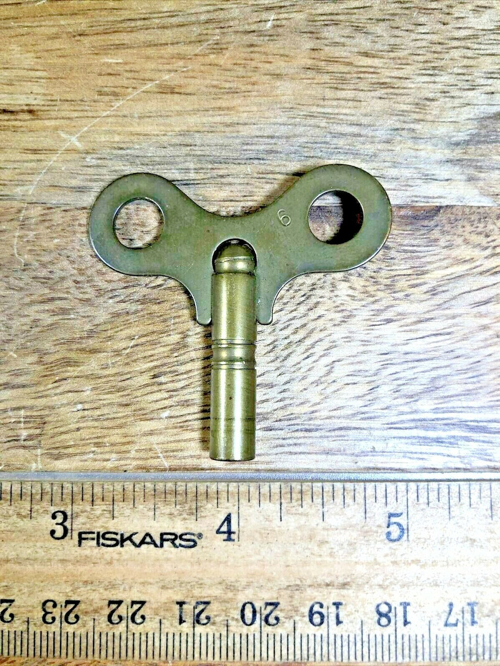 Antique Brass Clock Replacement Key 5 / 3.50mm   (Key Lot K1981)