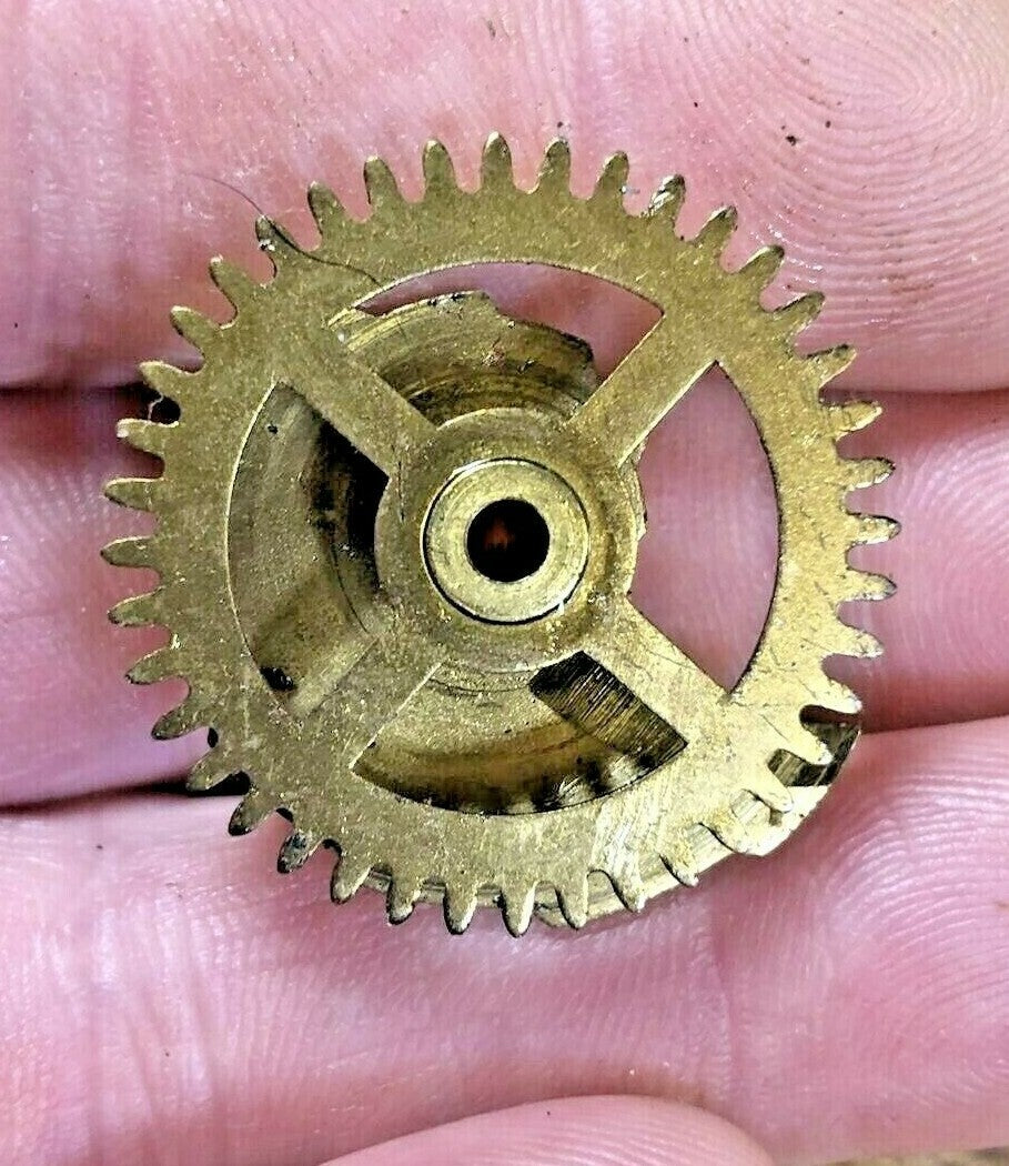 Mauthe Clock Movement (#2) Hour Wheel  (See Pics to ID Movement)  (K7136)