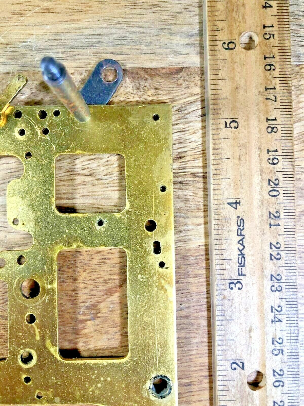 Gilbert Clock Movement (Stamped 23) Front Plate (Pivot Holes Look Good)(K5638)