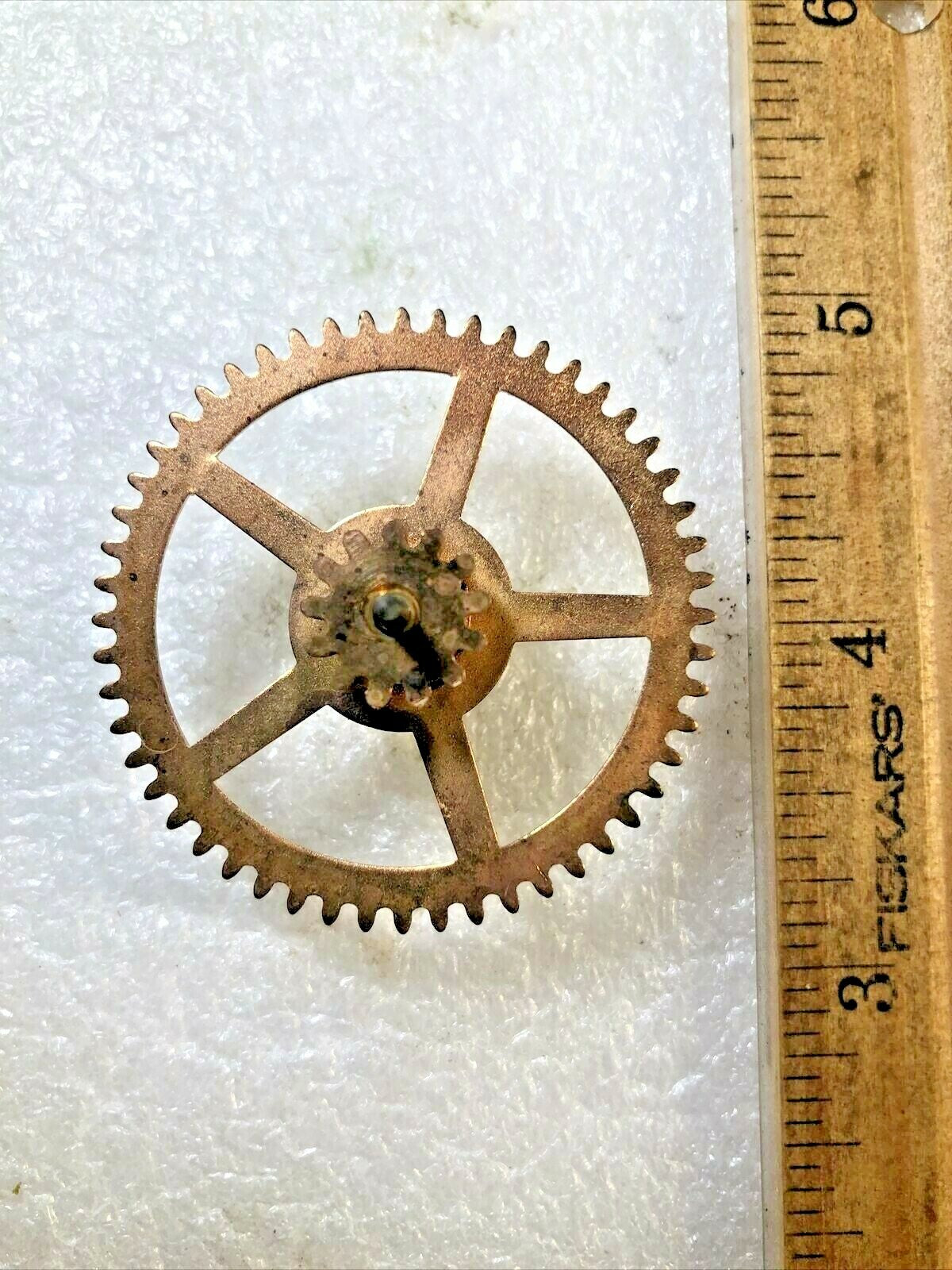 Old Sessions Clock Movement Strike Side 2nd Wheel (See Pics To ID Mvmt) (K6567)