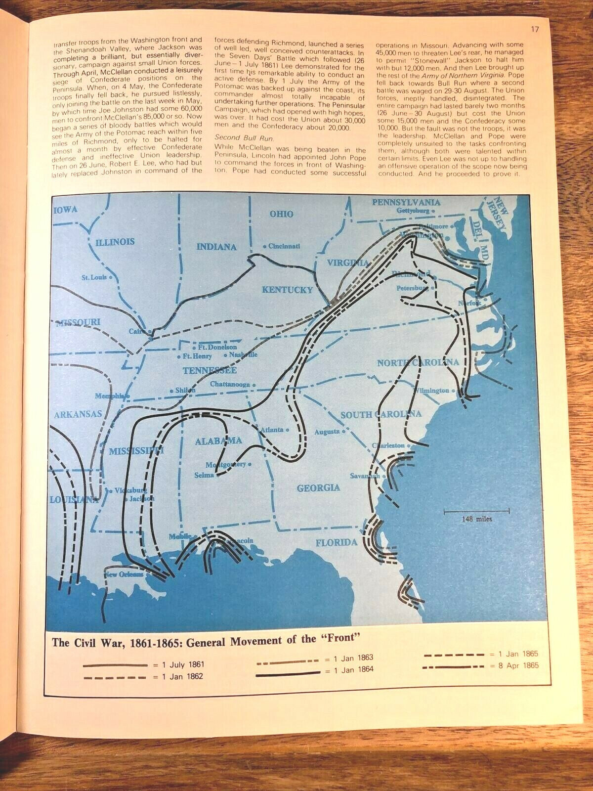 The American Civil War:1861-1865, SPI Circa March 1974 (UNPUNCHED) (G5001)