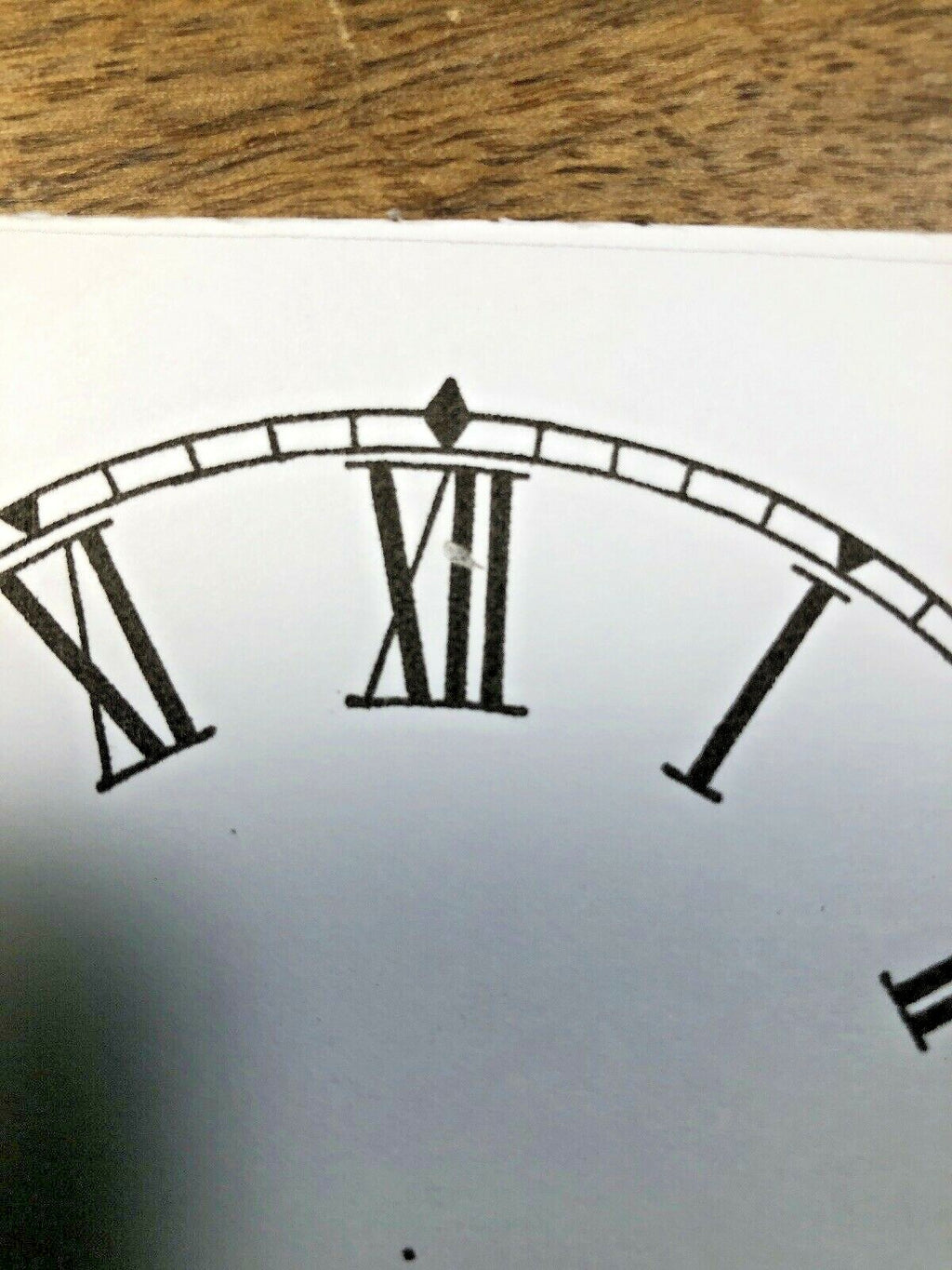 4" Clock Replacement Paper Dial             (Lot145)