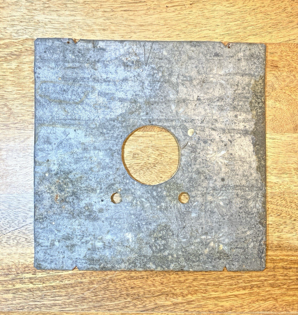 OG Clock Metal Dial Pan (8 1/2 X 8 1/2 Inches) -Vintage Clock Parts LL5379