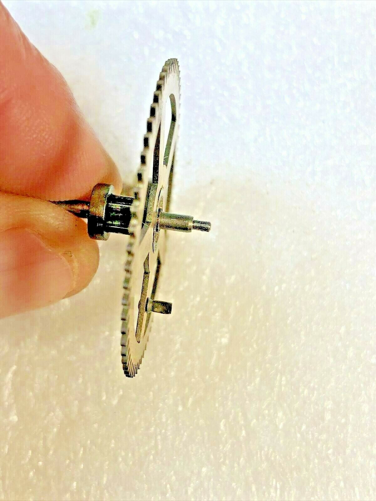 Old Waterbury Clock Movement Warning Wheel (See Pics to ID Mvmt) (K5840)