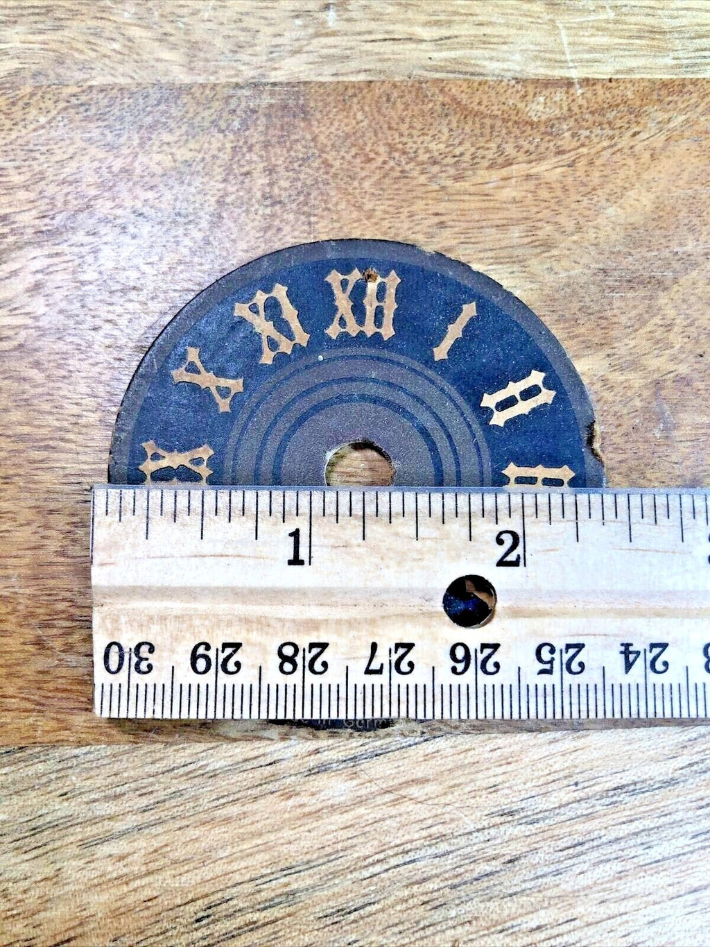 Small Novelty Cuckoo Clock Dial Pan 2 7/16 Inch Diameter     (K7300)