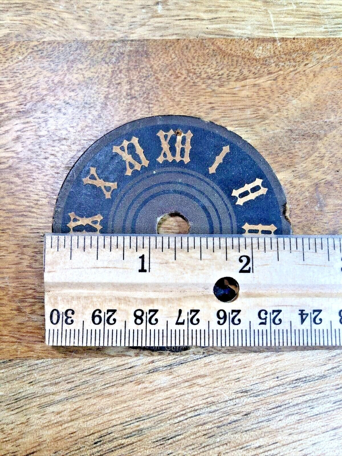 Small Novelty Cuckoo Clock Dial Pan 2 7/16 Inch Diameter     (K7300)