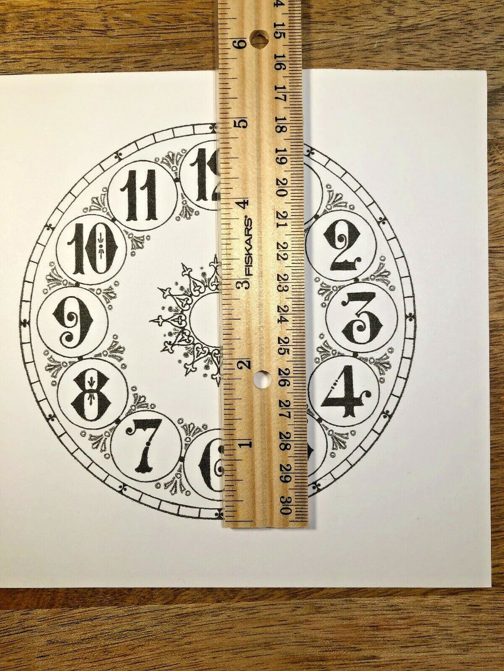 5 Inch Clock Replacement Paper Dial             (Lot 158)