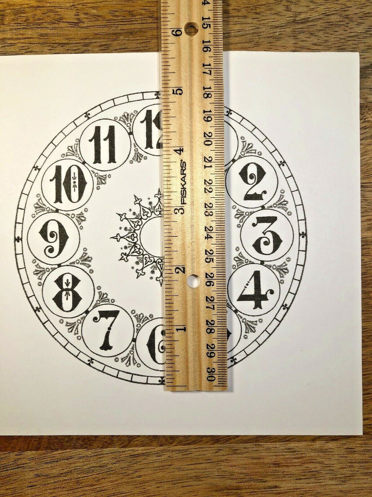 5 Inch Clock Replacement Paper Dial             (Lot 158)