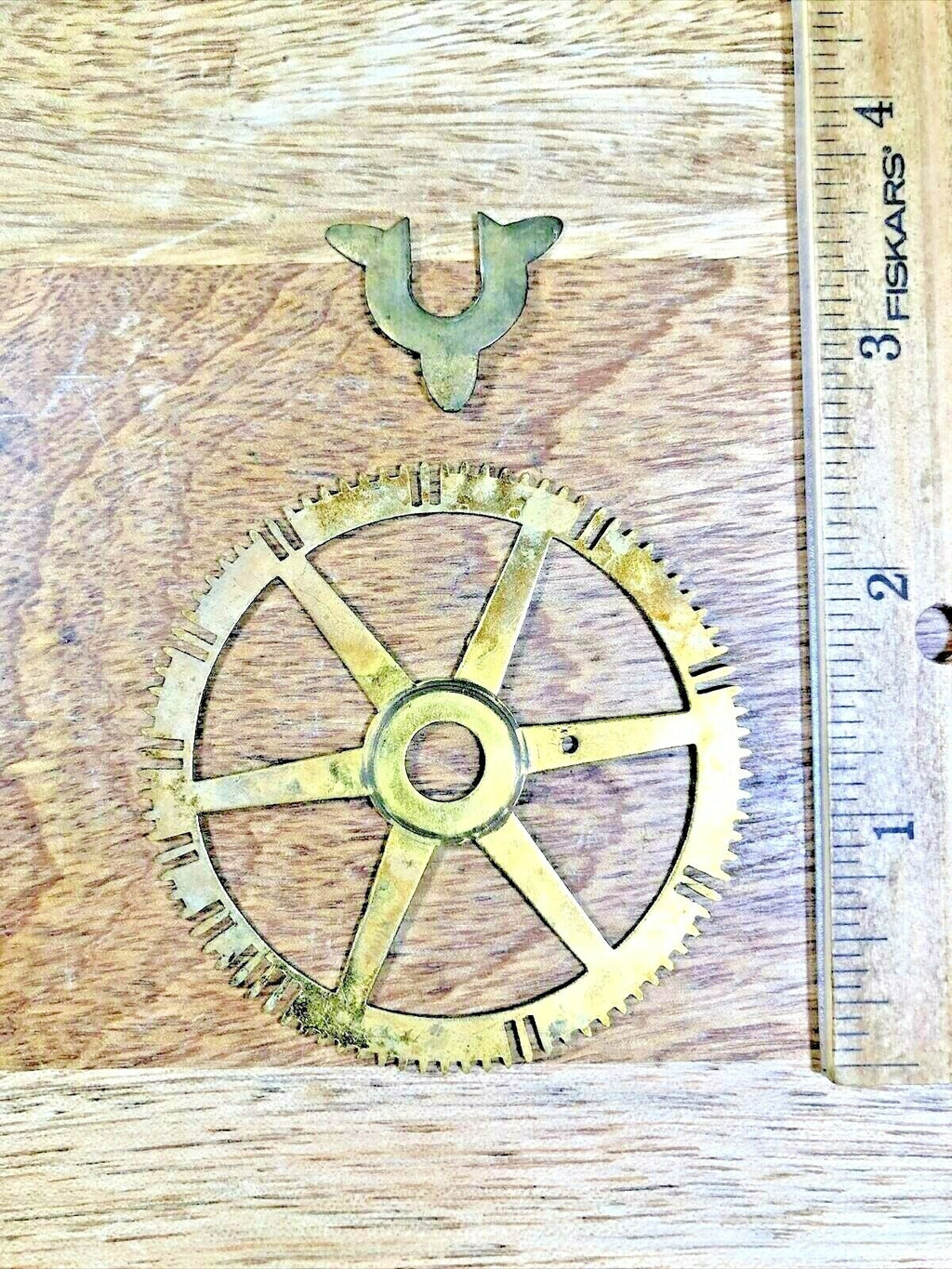 Waterbury 8 Day Clock Movement (Stamped 10 in) Count Wheel    (K5663)