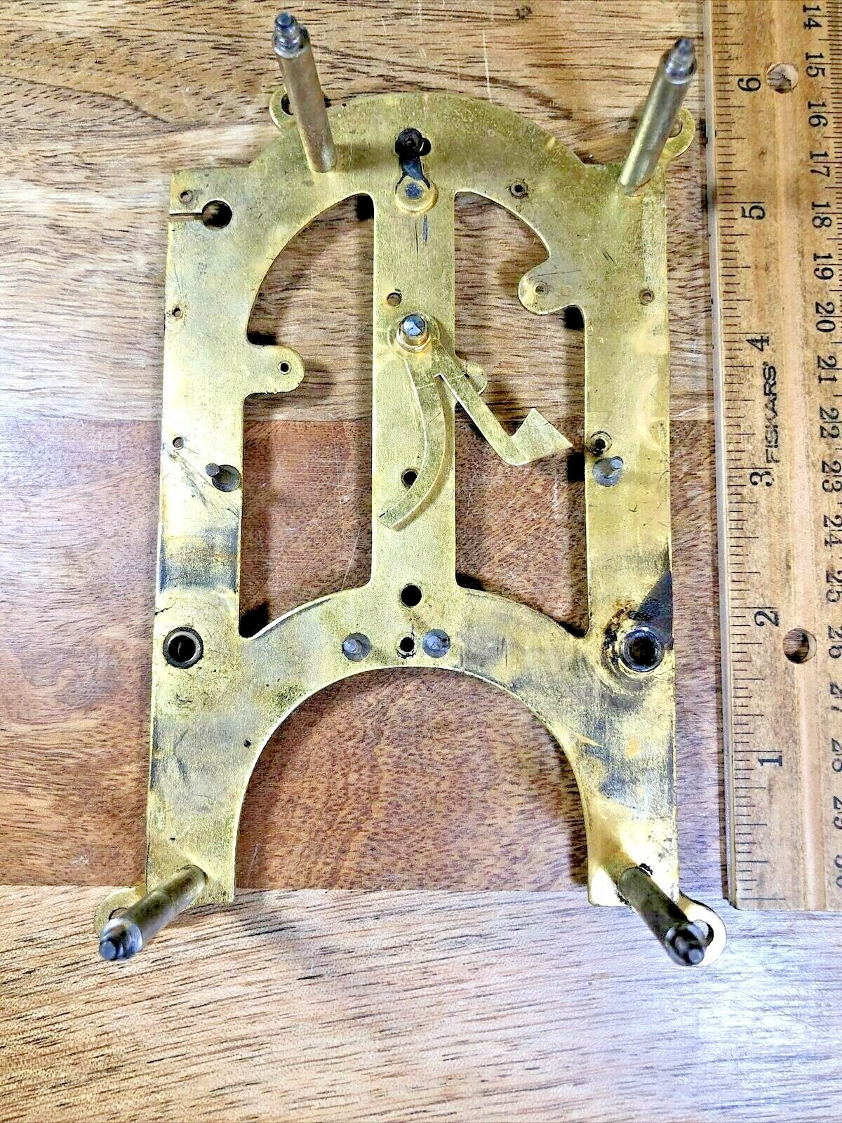 Made In Japan Clock Movement Back Plate (Pivot Holes Look Good) (K6408)
